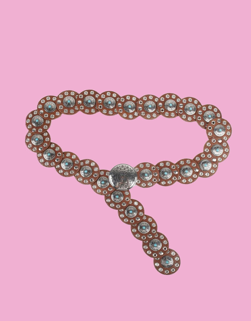 Small stone buckle belt