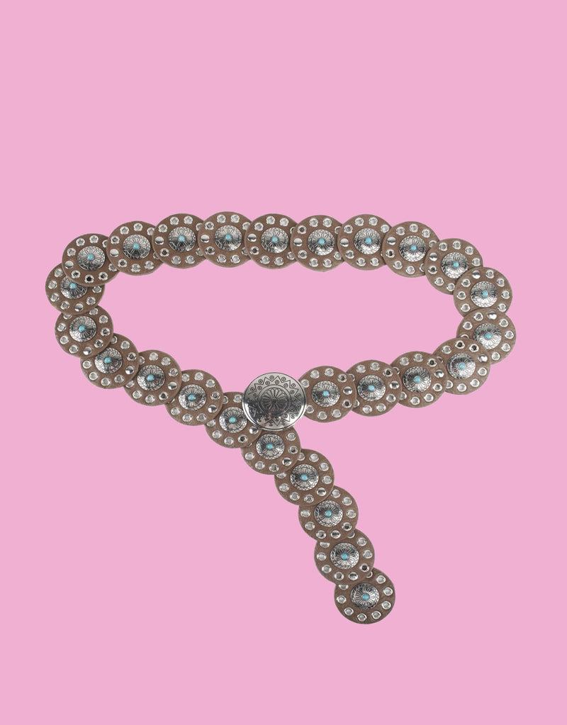 Small stone buckle belt