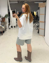 Sporty 08 lace detail T-shirt