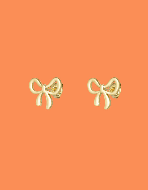 Tiny bow earrings
