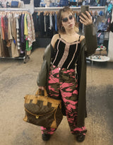 Vegan leather double breasted trenchcoat