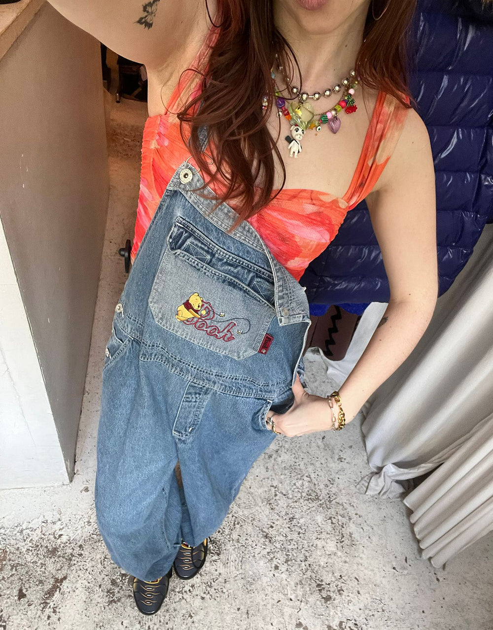 Vintage disney dungarees on sale