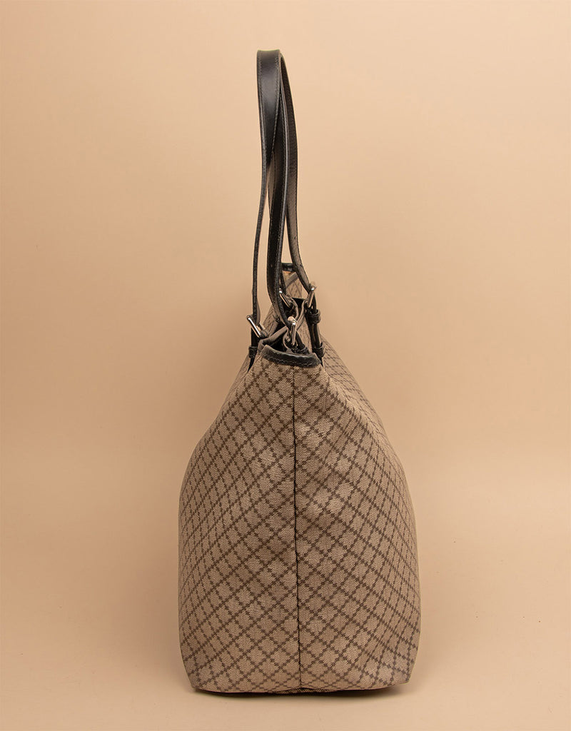 Vintage Gucci jacquard diamante tote bag