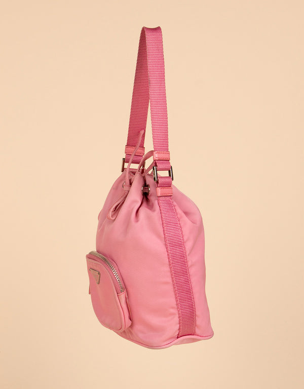 Vintage Prada nylon mini bucket bag