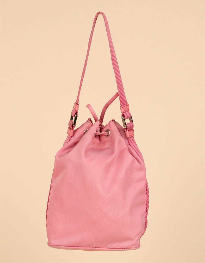 Vintage Prada nylon mini bucket bag