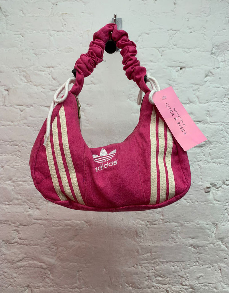 Vintage customized Adidas adjustable bag with bows