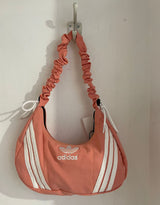 Vintage customized Adidas adjustable bag with bows