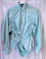 Vintage customized Ralph Lauren front ruched blouse