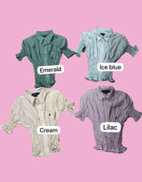 Vintage customized Ralph Lauren smocked top I