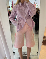 Vintage customized Ralph Lauren front ruched blouse