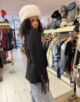 Vintage customized blazer with sequin fringe I