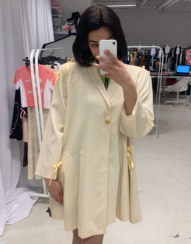 Vintage customized bow blazer