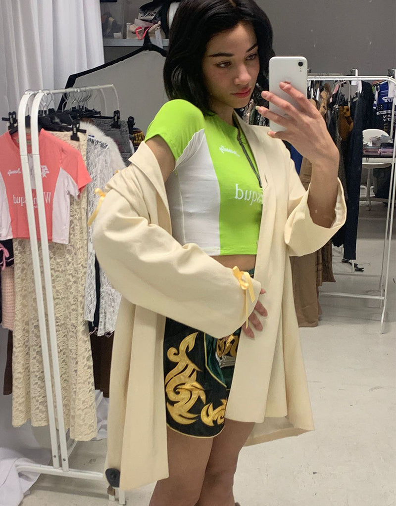 Vintage customized bow blazer