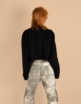 Vintage customized cropped tailored coat