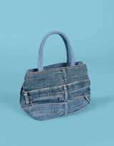 Vintage customized denim handbag I