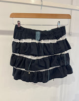 Vintagecustomizedlacelayeredsportyskirt_Darkgrey_whiteI_2