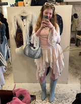 Vintage customized mermaid lace skirt