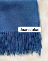 Wool blend classic scarf