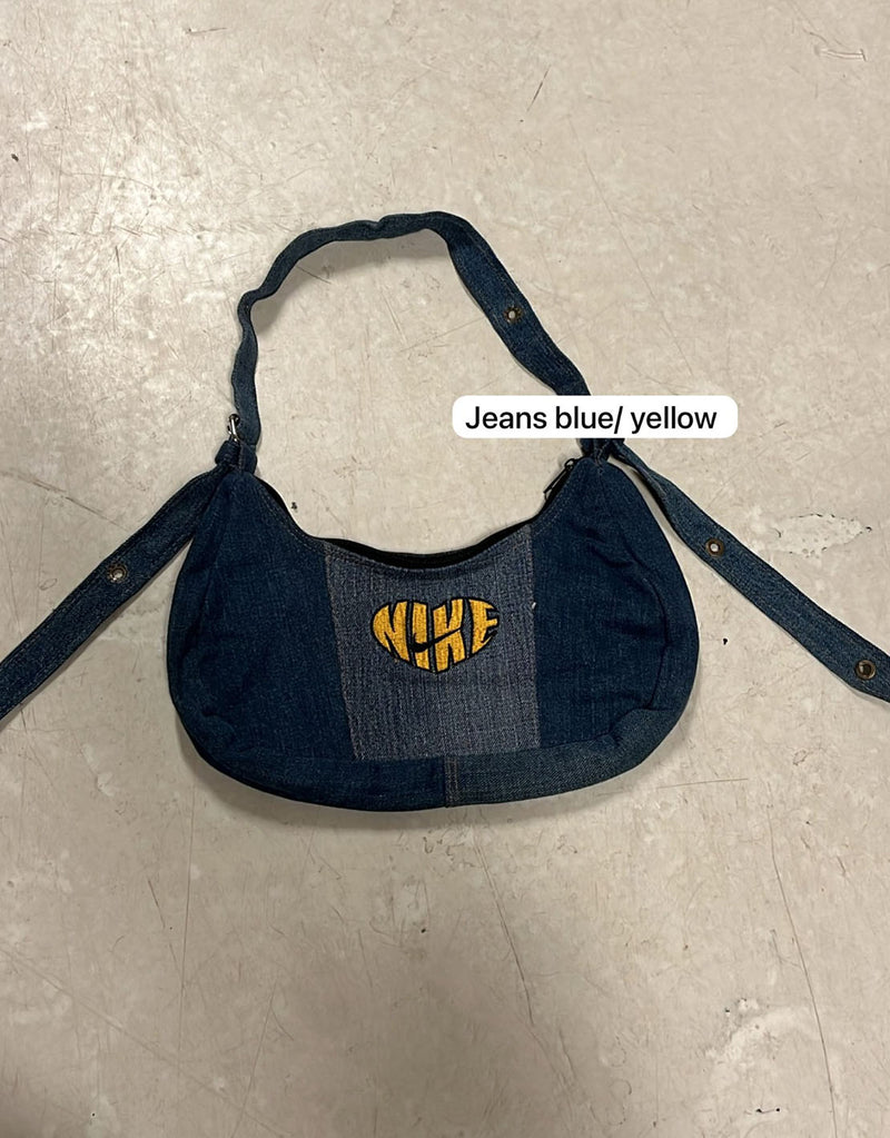 Vintage customized heart Nike bag