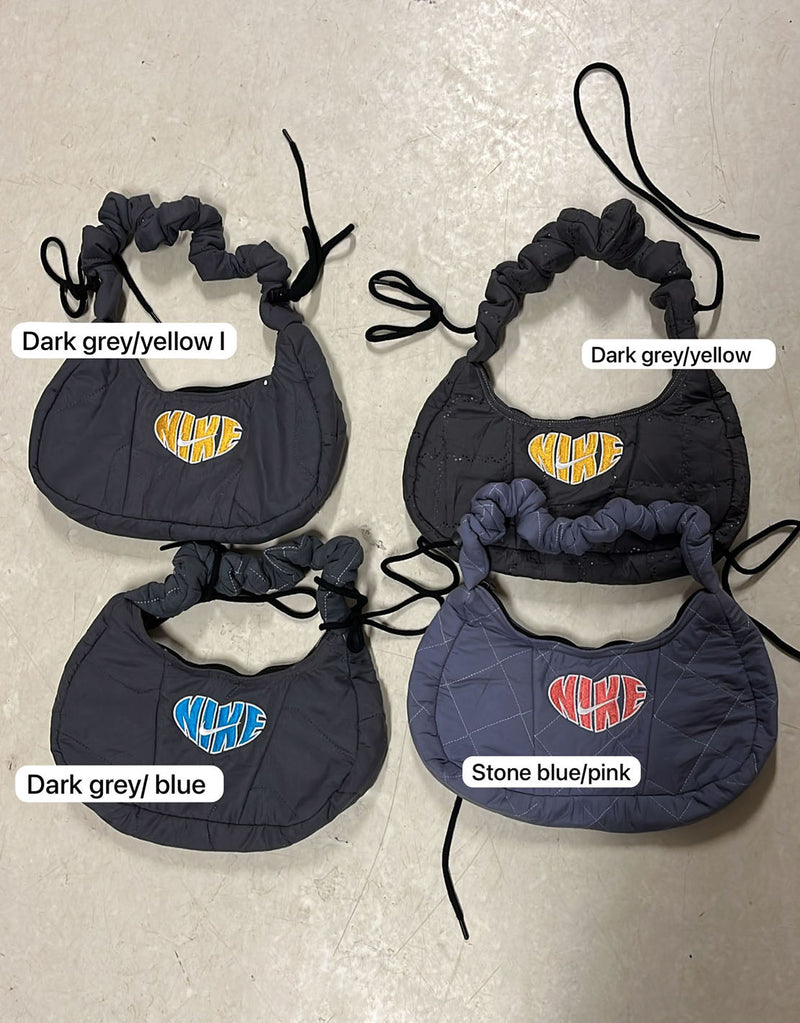 Vintage customized heart Nike bag