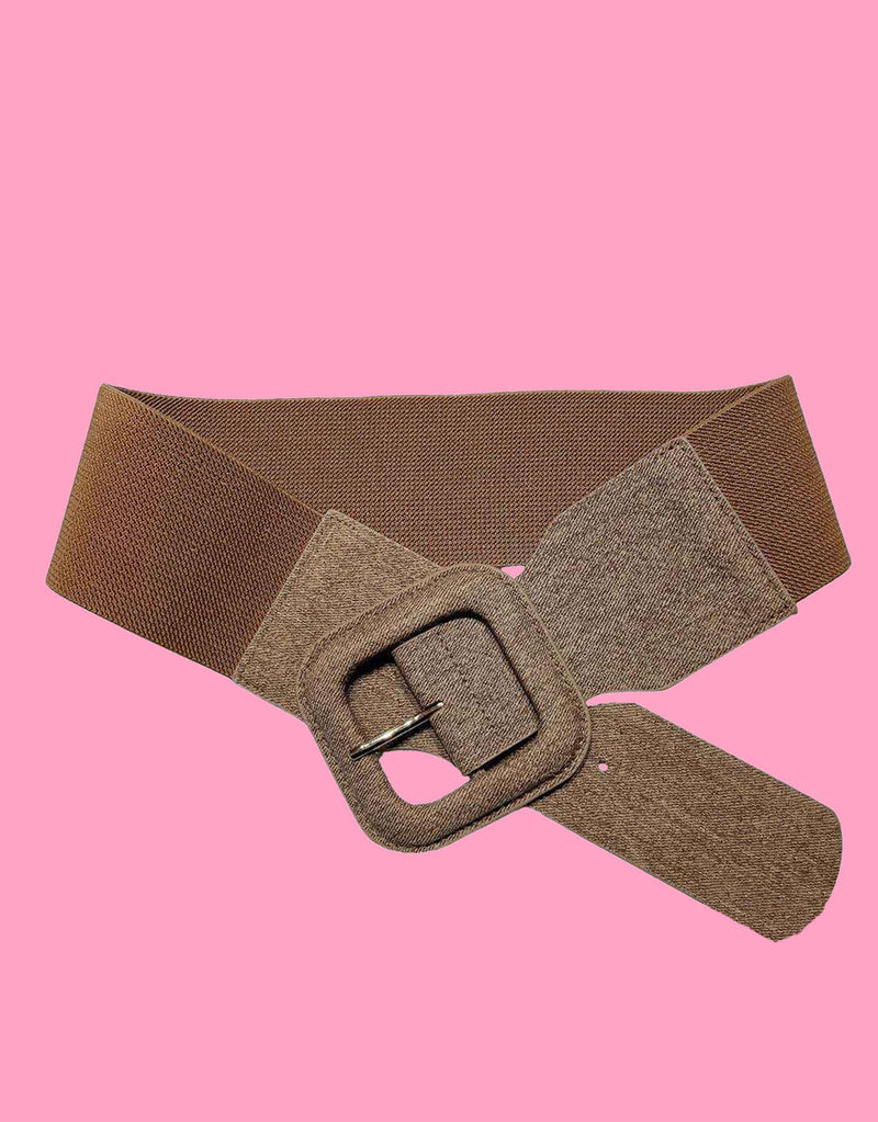 Big denim belt