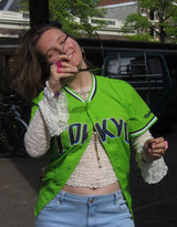 Button down sporty shirt