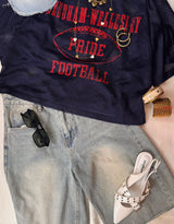 Vintage customized sporty American football shirt