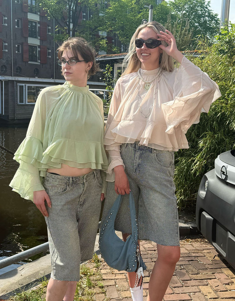 Ruffled blouse