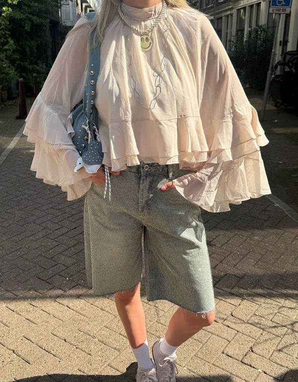 Ruffled blouse