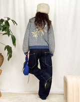 Wide balloon fit jeans