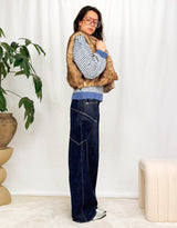 Hairy cropped waistcoat