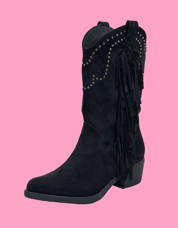 Cowboy fringe boots