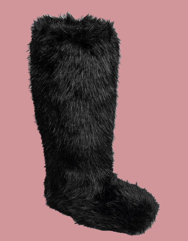 Furry boots