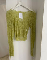 lace long sleeve with bow details