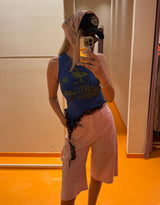 Vintage customized lace mermaid tank top