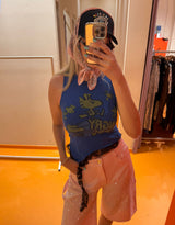 Vintage customized lace mermaid tank top