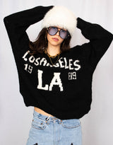 Los Angeles LA wool blend sweater