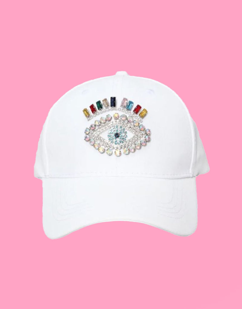 Sequin eye cap