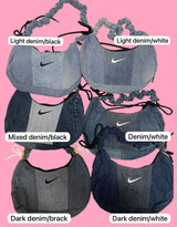 Vintage customized Nike adjustable bag with bows