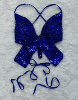 Butterfly sequin top