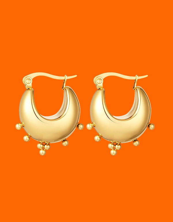 Bold Bali dotted earrings