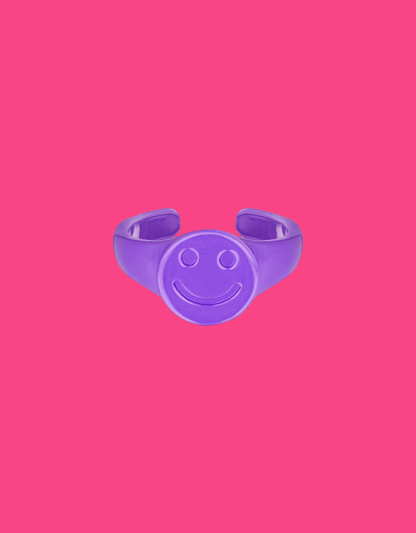 Candy ring smiley face