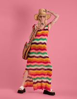 Crochet long dress