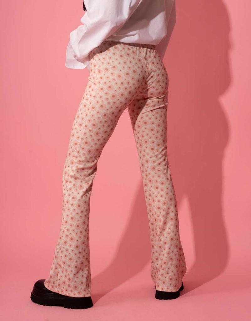 Daisy floral flare trouser