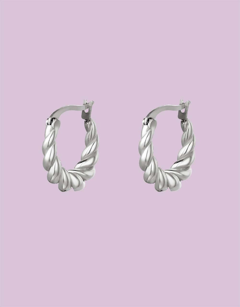 Earrings dangling twist