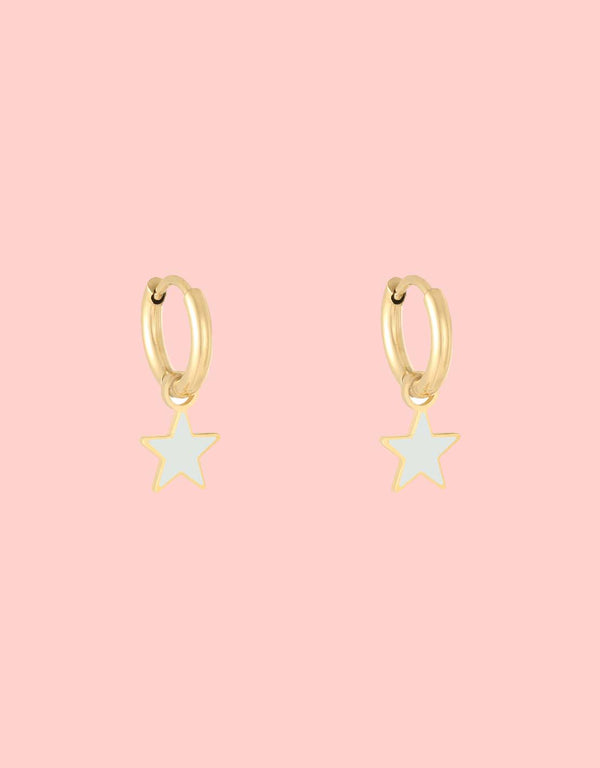 Earrings pastel star