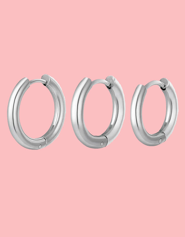 Earrings set little hoops II