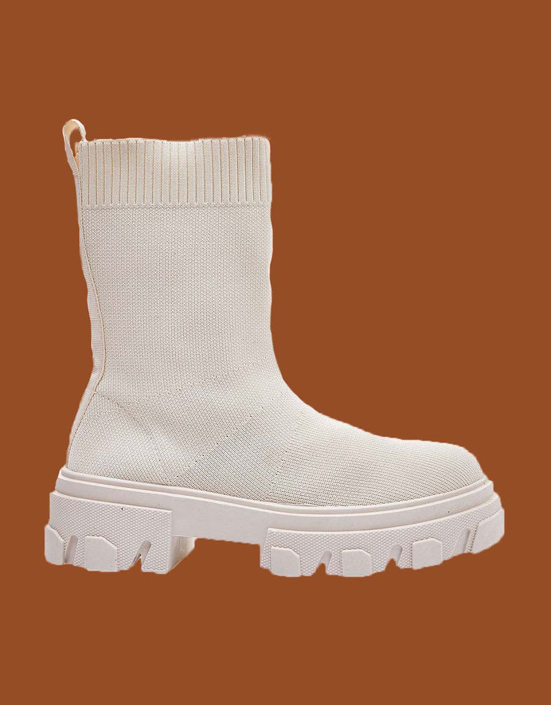 Elastic sock boots
