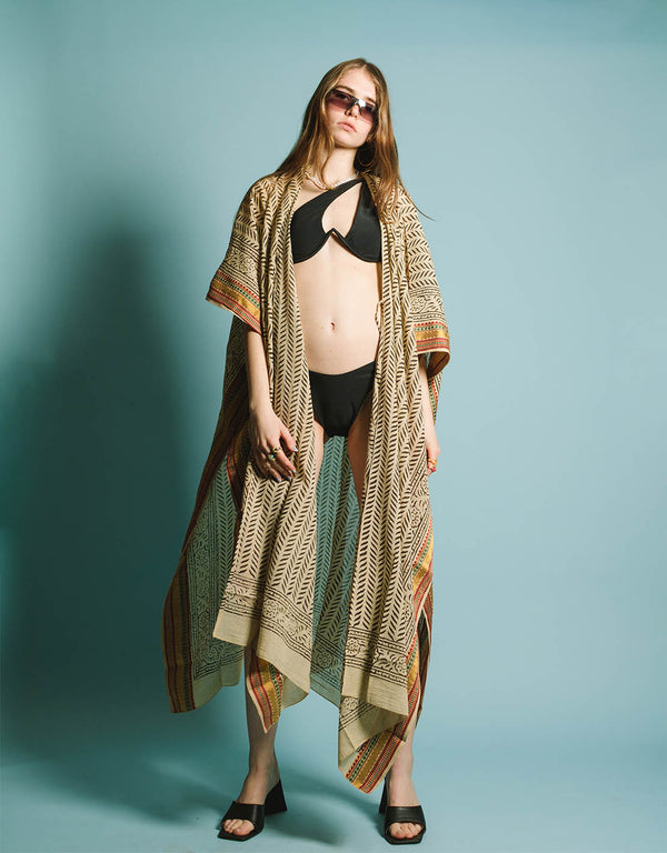 Ethnic boho kimono