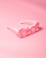 Fluffy hearts sunglasses